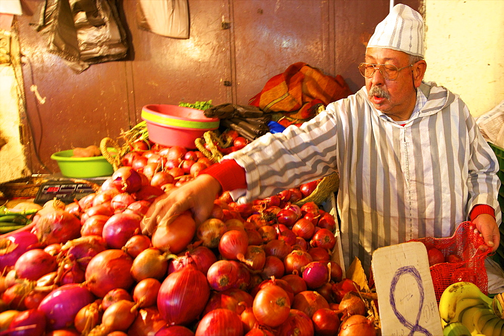 Fruit Stall, Medina, Fez, Morocco, North Africa, Africa