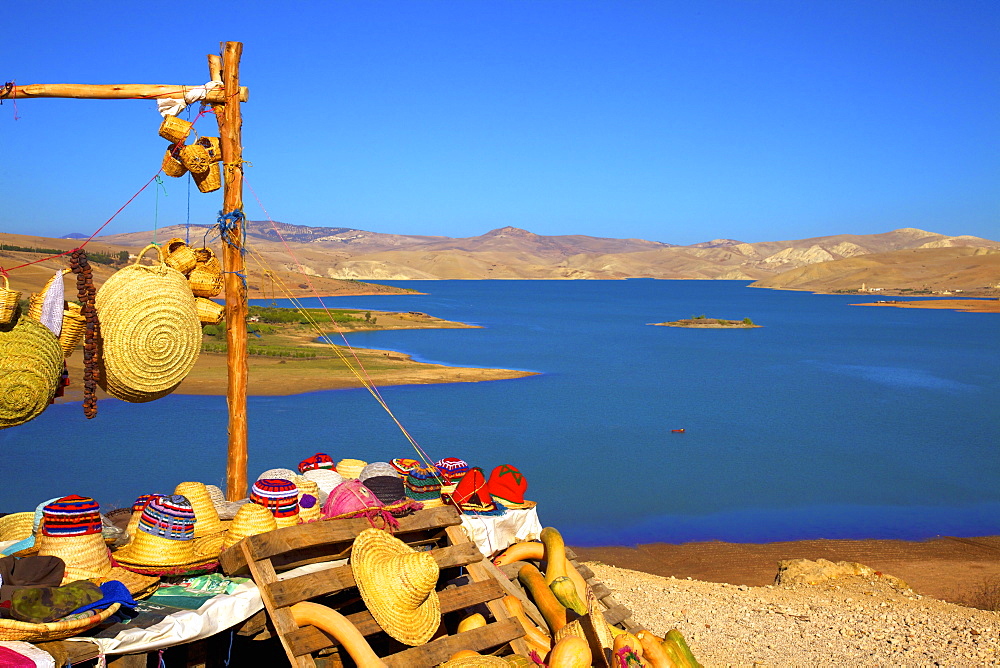 Douar Nzala Lake, Morocco, North Africa, Africa