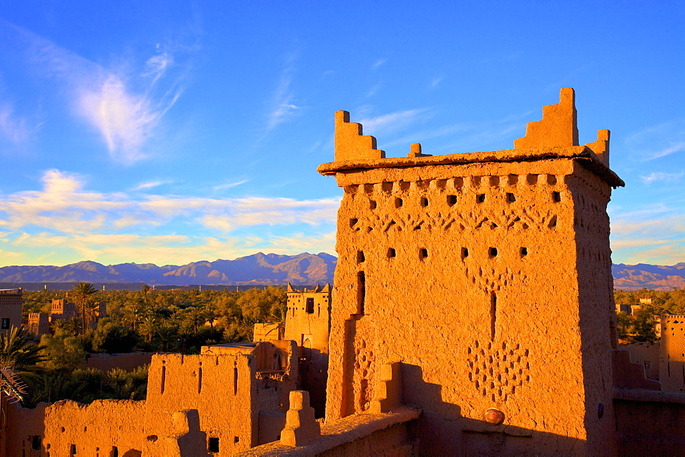 Kasbah Amerhidil, Skoura, Ouarzazate Region, Morocco, North Africa, Africa