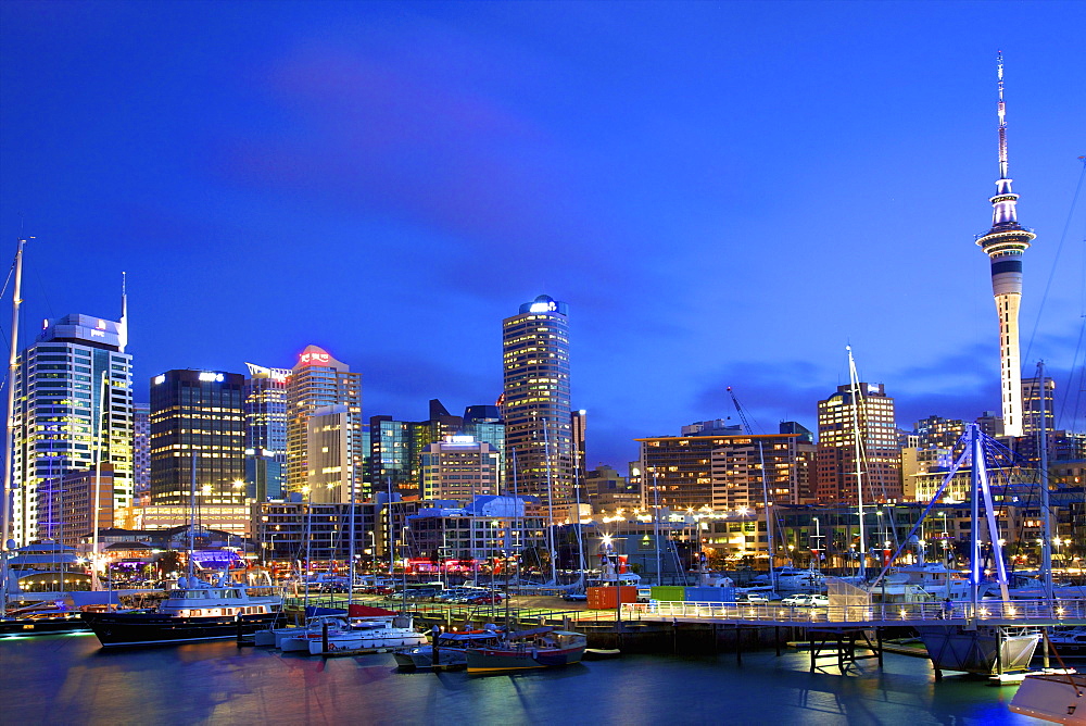 Auckland City and Harbour, Auckland, North Island, New Zealand, Pacific