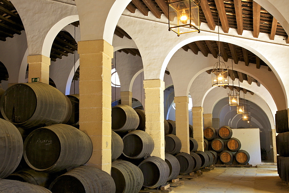 Bodegas Tio Pepe, Jerez de la Frontera, Cadiz Province, Andalucia, Spain, Europe