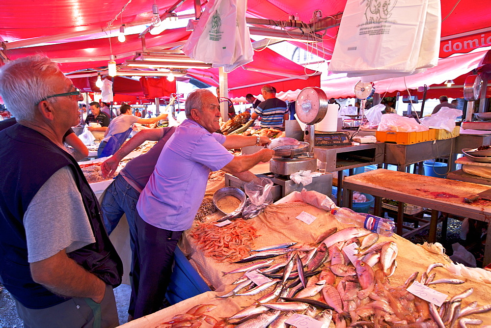 Fish Market, Catania, Sicily, Italy, Europe