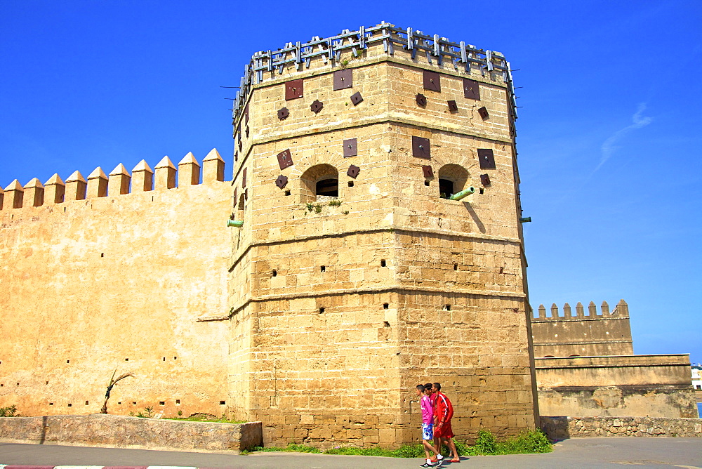 City Walls, Oudaia Kasbah, Rabat, Morocco, North Africa, Africa