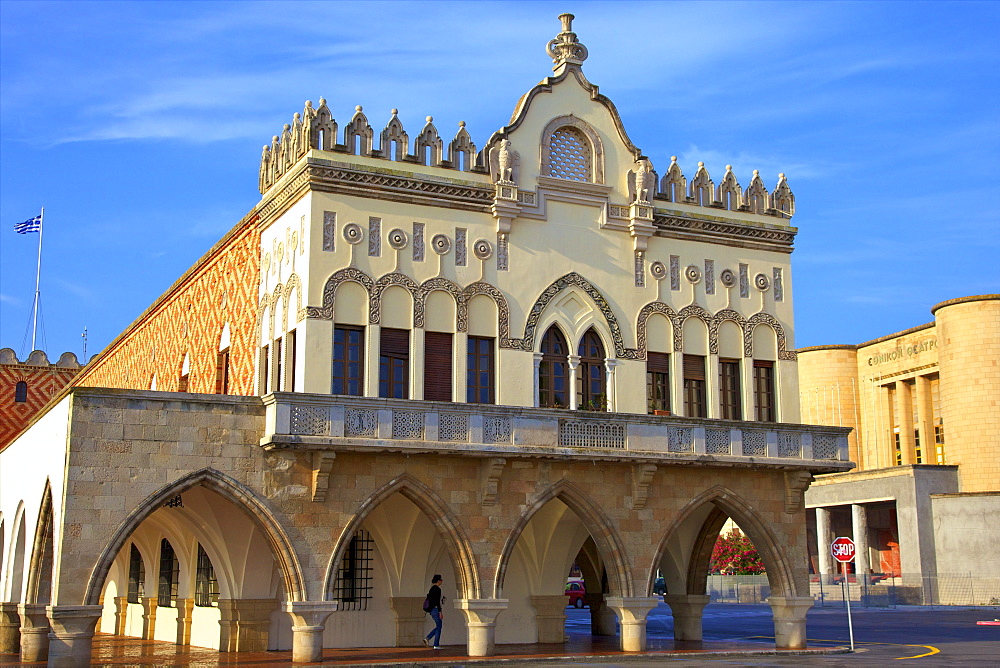 Governor's Palace, Rhodes, Dodecanese, Greek Islands, Greece, Europe