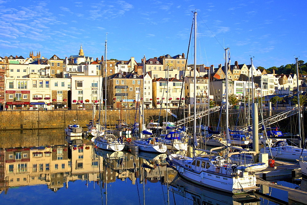 St. Peter Port Harbour, Guernsey, Channel Islands, United Kingdom, Europe