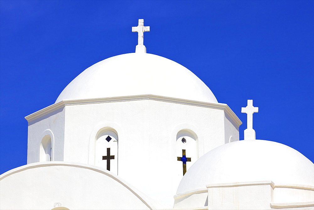 Church at Kambos, Patmos, Dodecanese, Greek Islands, Greece, Europe