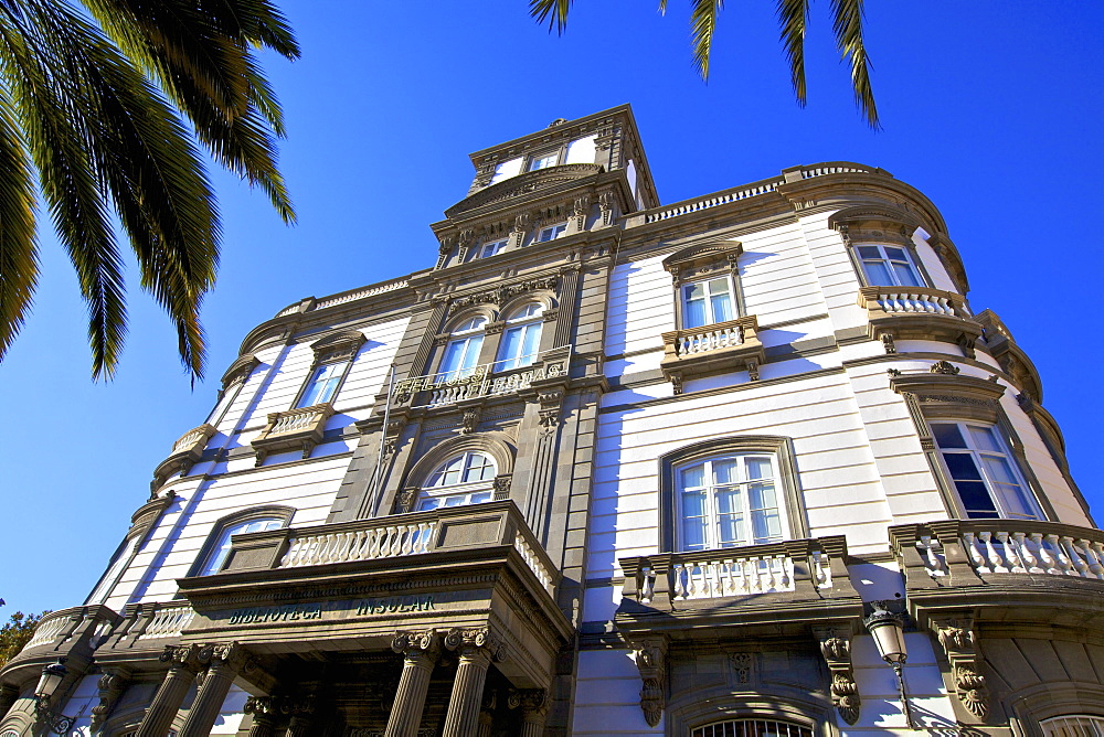 Library Building, Las Palmas de Gran Canaria, Gran Canaria, Canary Islands, Spain, Atlantic, Europe