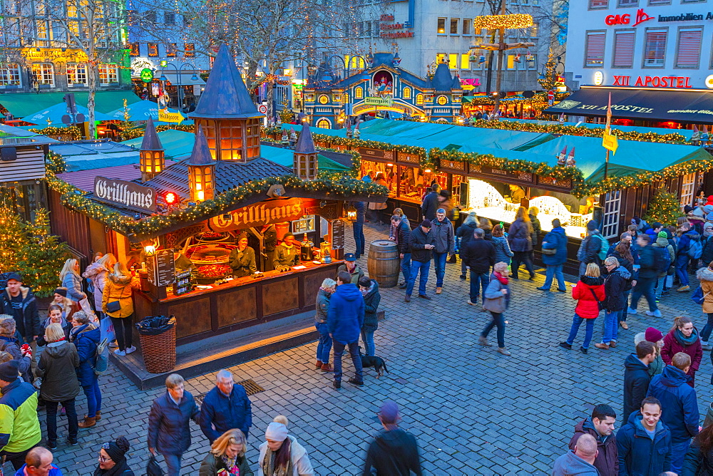 Cologne Christmas Market, Cologne, North Rhine-Westphalia, Germany, Europe