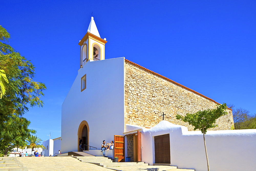 Sant Joan de Labritja Church, Ibiza, Balearic Islands, Spain, Mediterranean, Europe