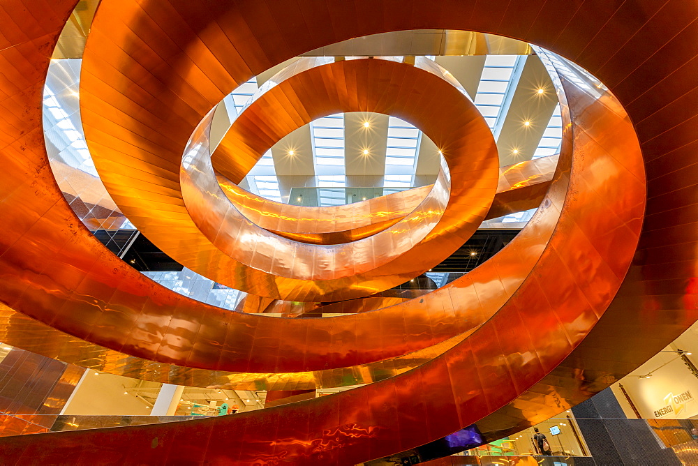 Staircase at Experimentarium, Tuborg Harbour, Hellerup, Copenhagen, Denmark, Scandinavia, Europe