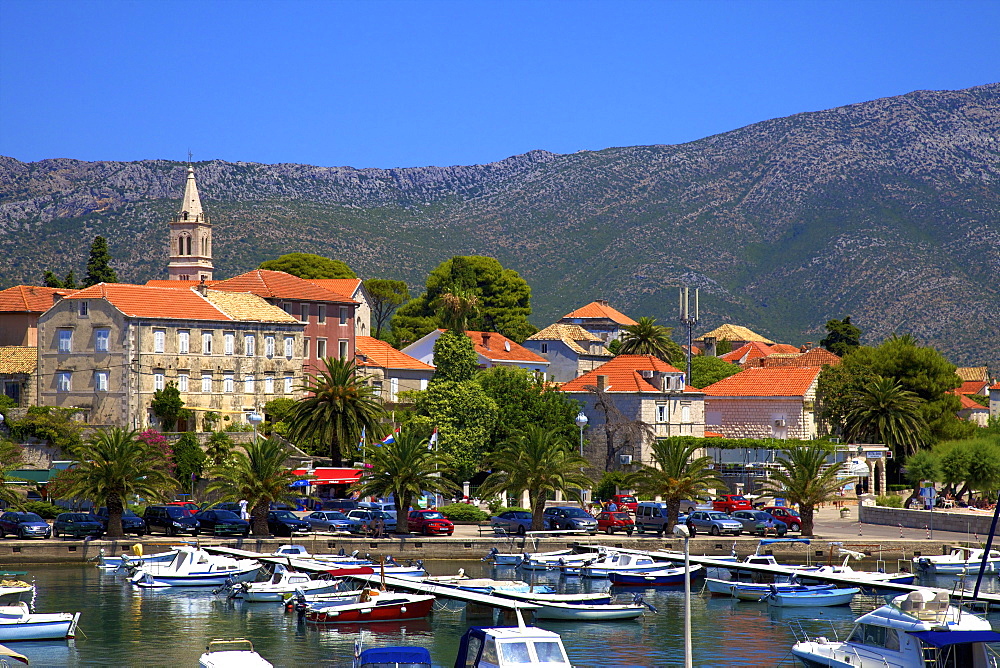 Orebic Harbour, Orebic, Dalmatian Coast, Croatia, Europe, 