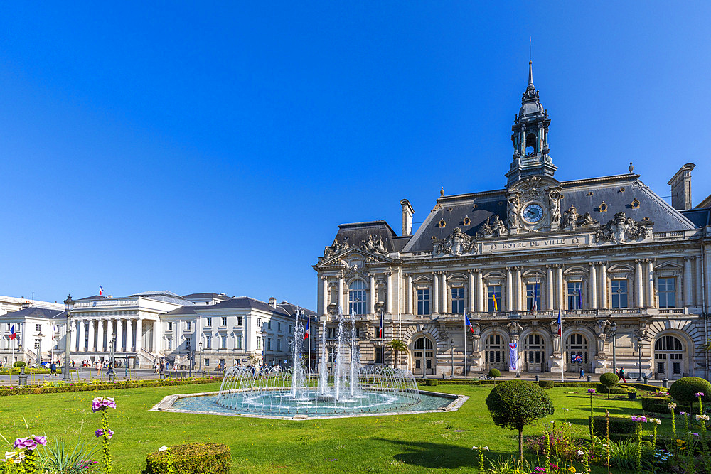 Town Hall, Tours, Loire Valley, Indre et Loire, Centre-Val de Loire, France, Europe