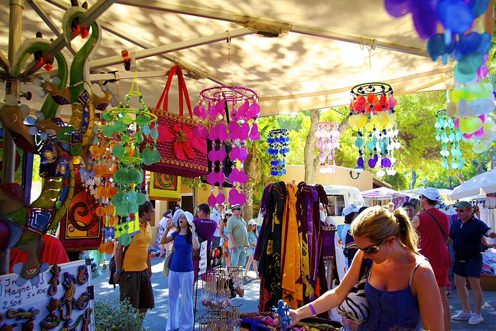 Hippie Market, Punta Arabi, Ibiza, Balearic Islands, Spain, Europe