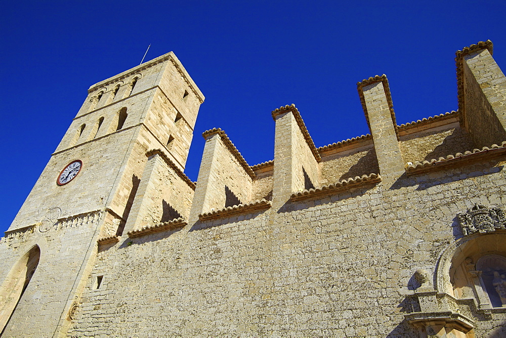 Cathedral, Dalt Vila, Ibiza Old Town, Ibiza, Balearic Islands, Spain, Europe