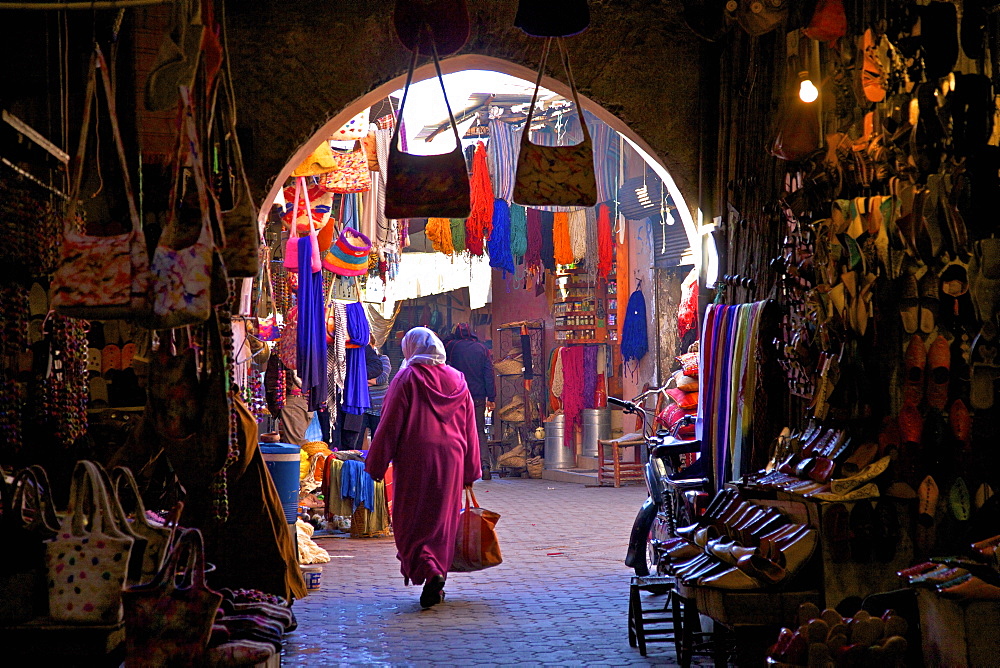 Souk, Marrakech, Morocco, North Africa, Africa 