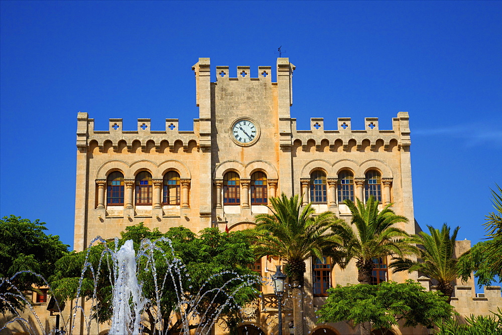 Town Hall, Ciutadella, Menorca, Balearic Islands, Spain, Europe 