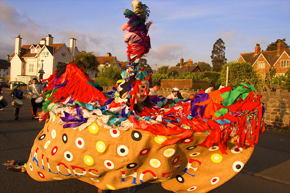 May Day Hobby Horse, Minehead, Somerset, England, United Kingdom, Europe