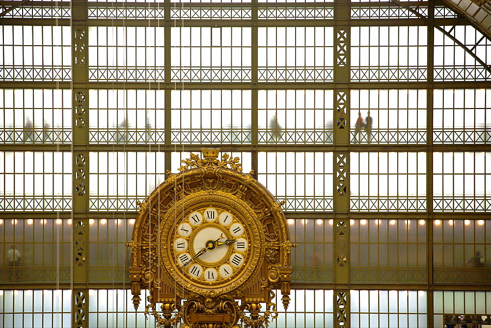 Musee d'Orsay clock, Paris, France, Europe