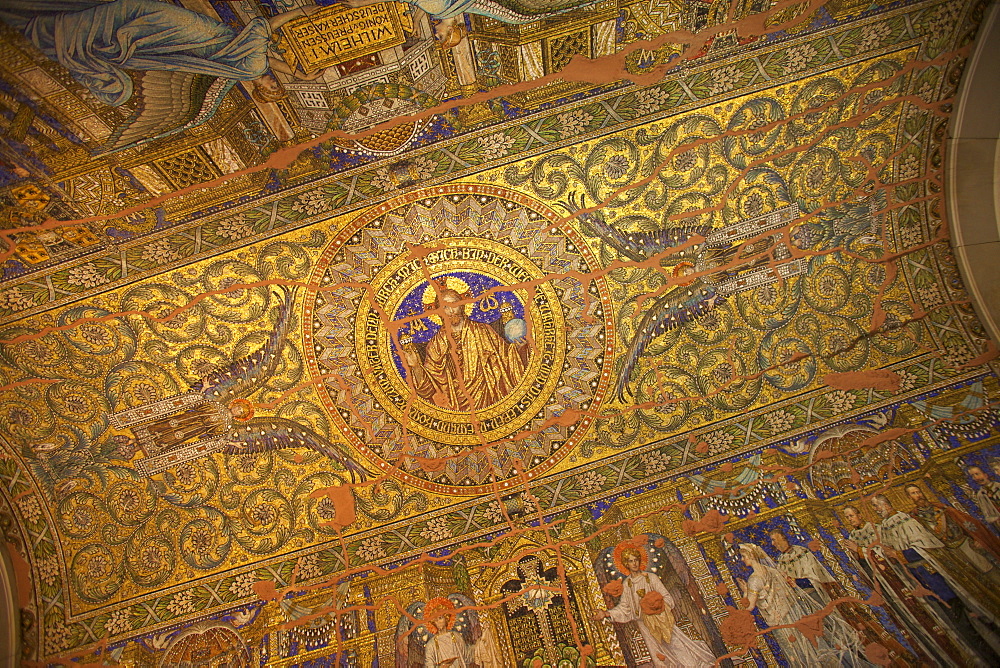 Mosaic, Kaiser Wilhelm Memorial Church, Berlin, Germany, Europe