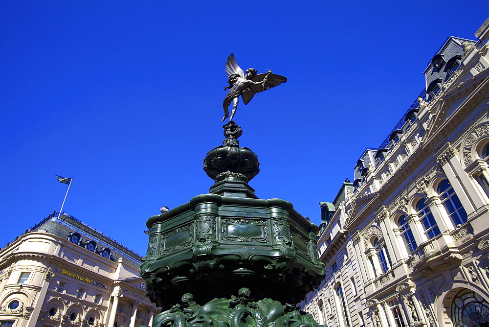 Statue of Eros, Piccadilly Circus, London, England, United Kingdom, Europe