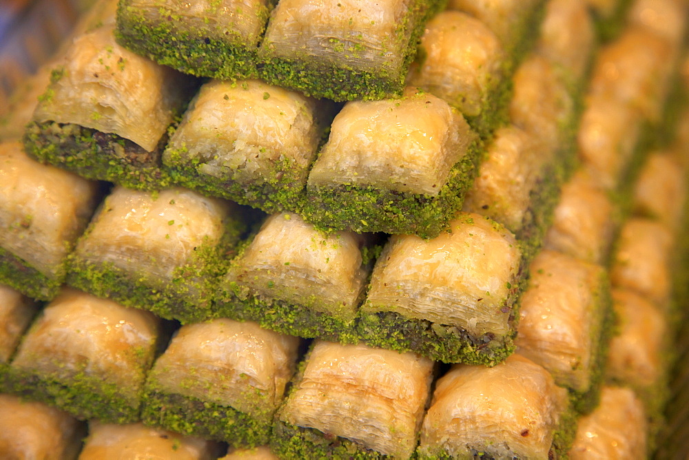 Baklava Shop, Istanbul, Turkey, Europe