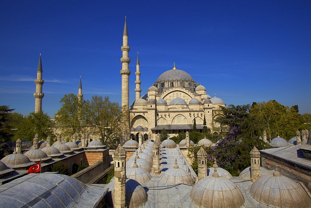 Suleymaniye Mosque, UNESCO World Heritage Site, Istanbul, Turkey, Europe 