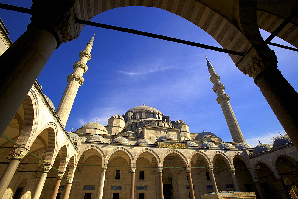 Suleymaniye Mosque, UNESCO World Heritage Site, Istanbul, Turkey, Europe 