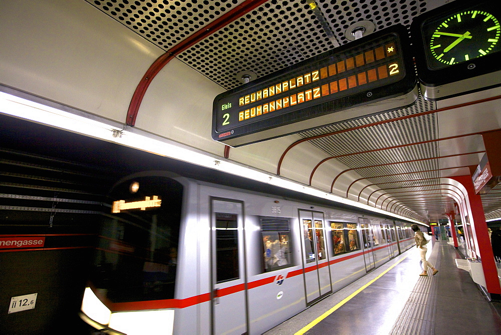 U-Bahn, Vienna, Austria, Europe 