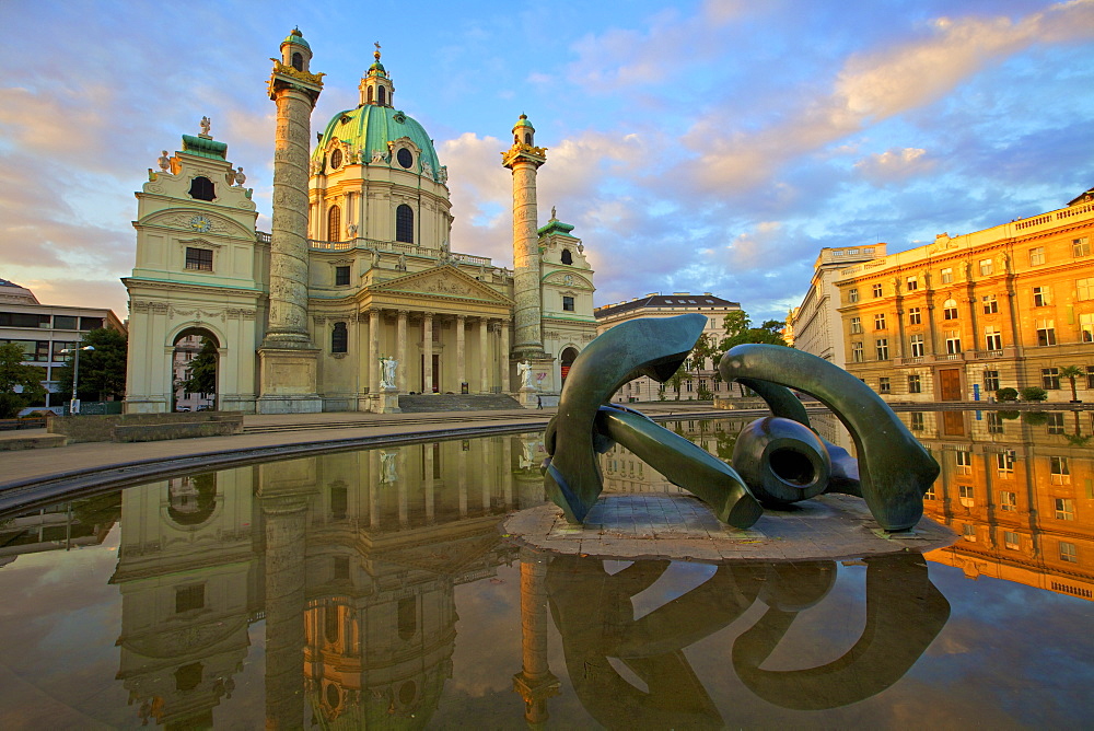 St. Charles Church, Vienna, Austria, Europe 