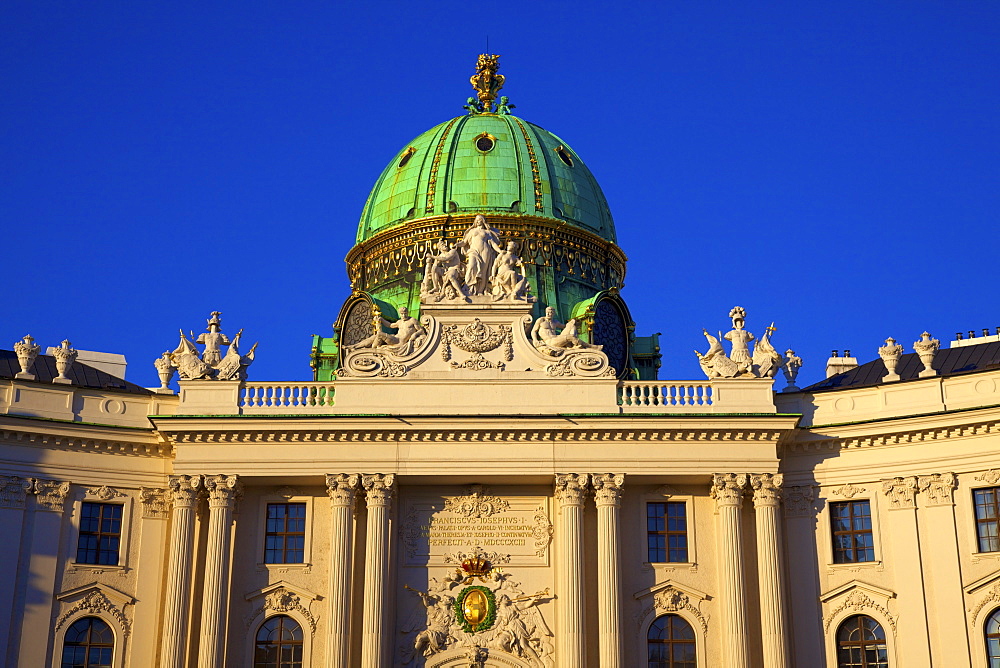 Hofburg Palace exterior, UNESCO World Heritage Site, Vienna, Austria, Europe 