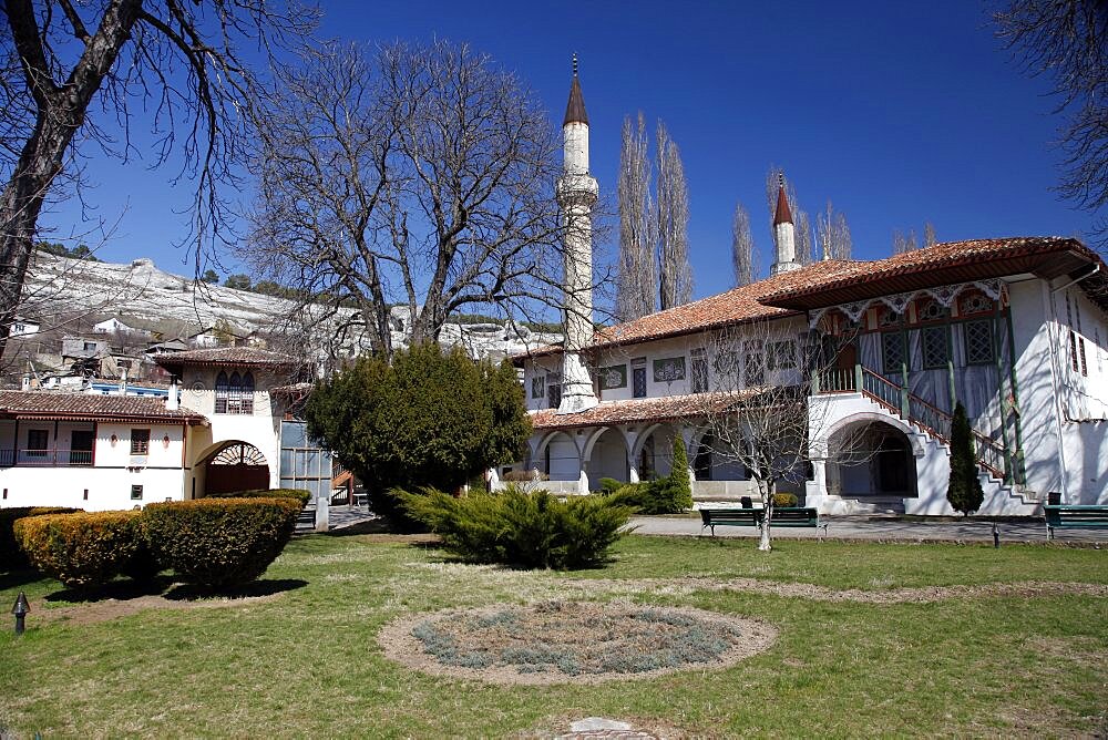 Great Mosque, Hansaray (Khan's Palace), Bakhchisaray, Crimea, Ukraine, Europe