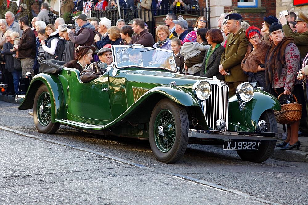 1933 Ssi Jaguar Car, Pickering, North Yorkshire, Yorkshire, England, United Kingdom, Europe