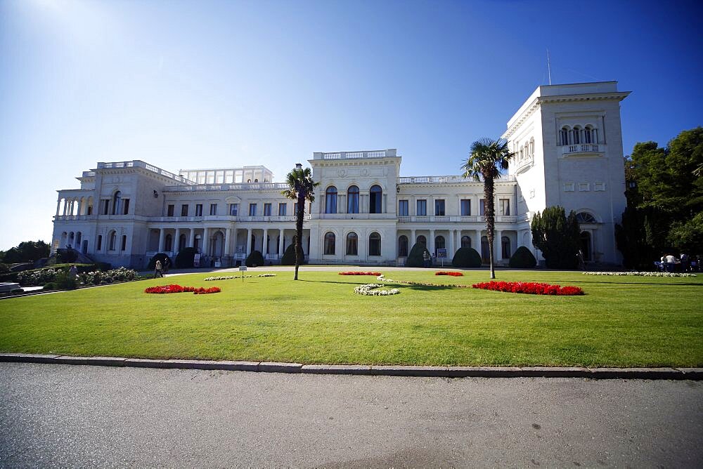 Livadia Palace facade, Yalta, Crimea, Ukraine, Europe