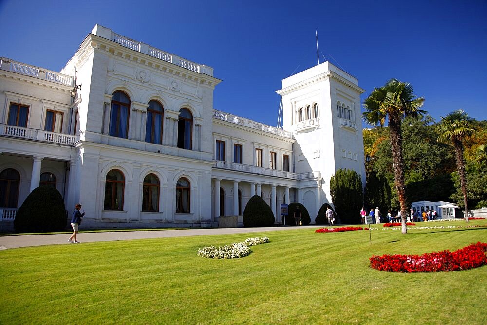 Livadia Palace facade, Yalta, Crimea, Ukraine, Europe