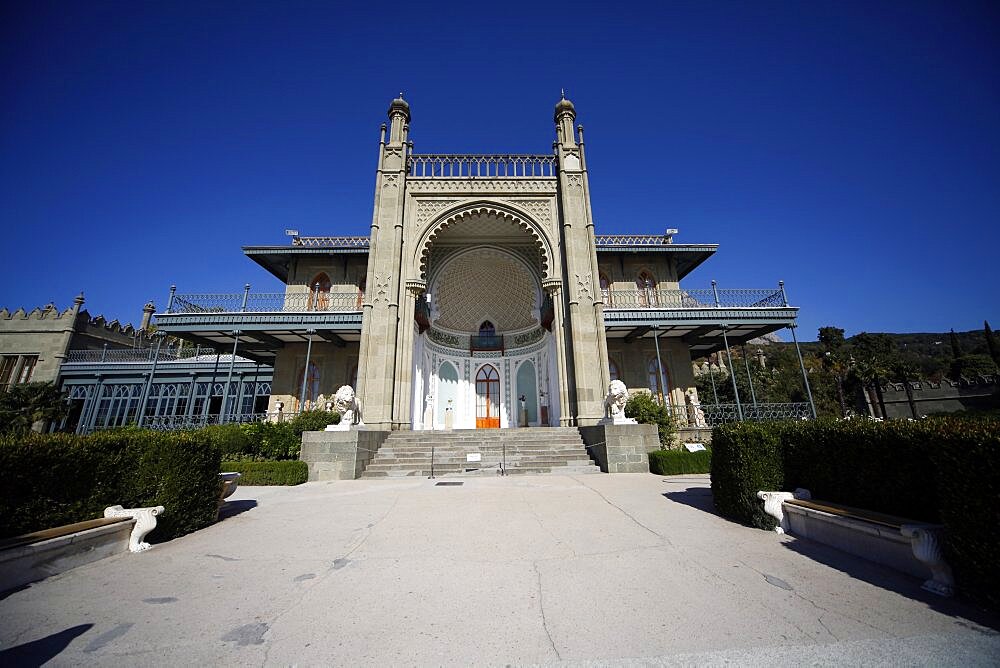 Vorontsov Palace, Alupka, Crimea, Ukraine, Europe