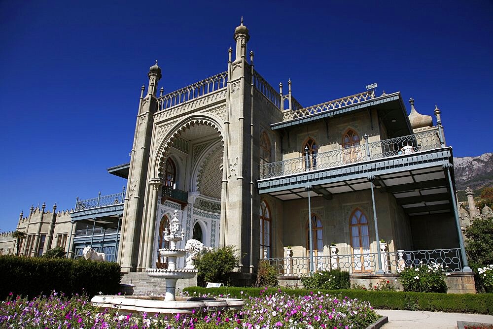 Vorontsov Palace, Alupka, Crimea, Ukraine, Europe