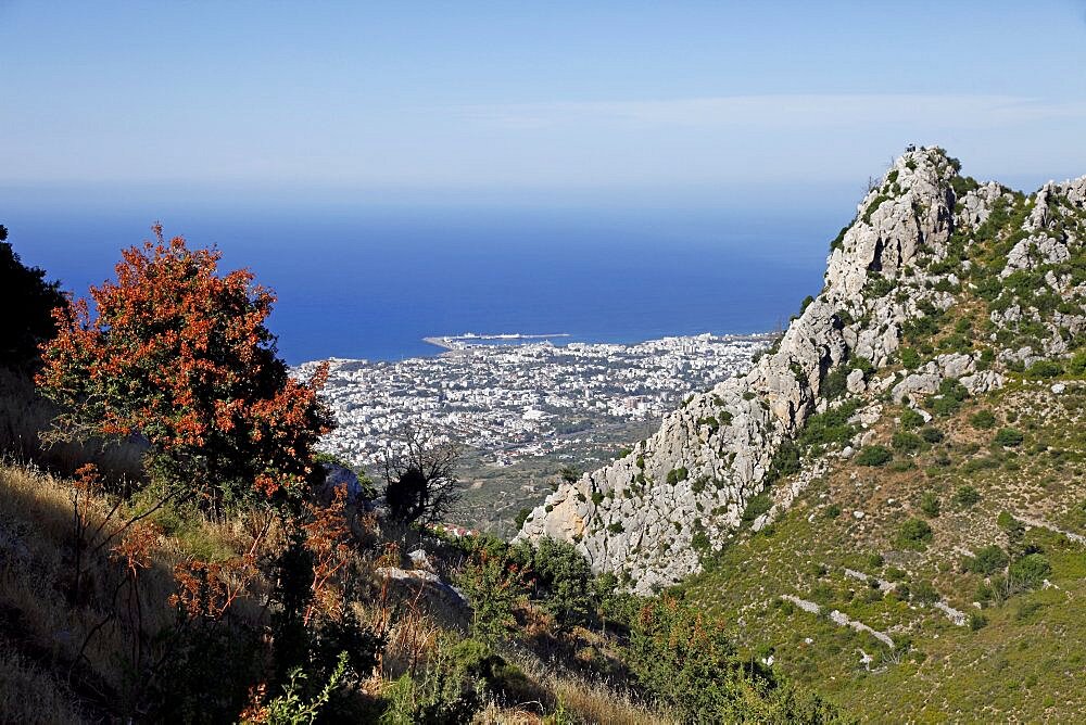 Kyrenia Castle, Port and Mediterranean Sea, Kyrenia, Northern Cyprus, Mediterranean, Europe