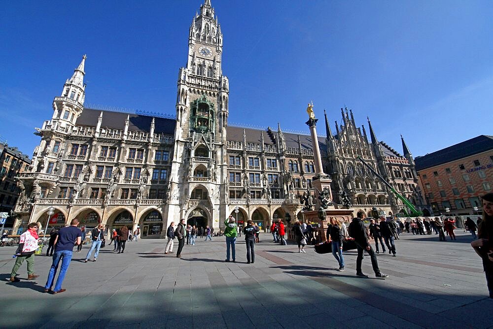 New City Hall (Neues Rathaus), Munich, Bavaria, Germany, Europe