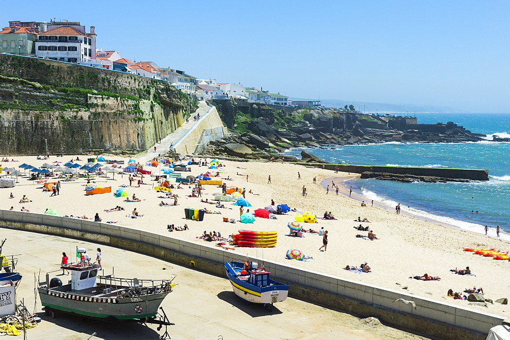 Praia dos Pescadores (Fishermen's Beach), Ericeira, Lisbon Coast, Portugal, Europe