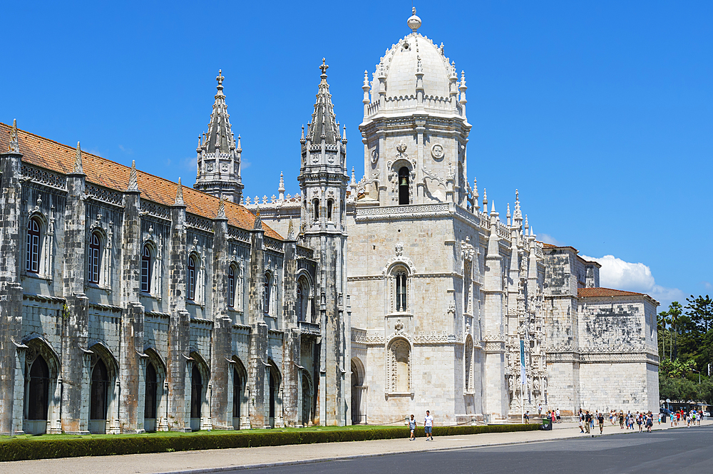 Mosteiro dos Jeronimos (Monastery of the Hieronymites), UNESCO World Heritage Site, Belem, Lisbon, Portugal, Europe