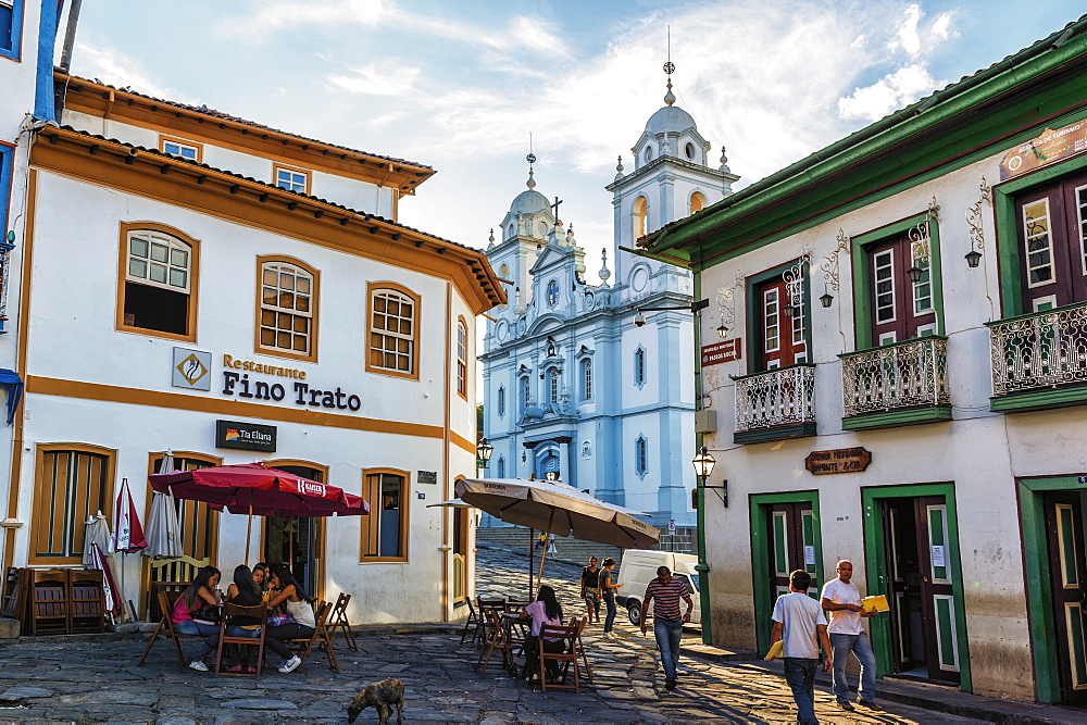 Santo Antonio Cathedral, Diamantina, UNESCO World Heritage Site, Minas Gerais, Brazil, South America