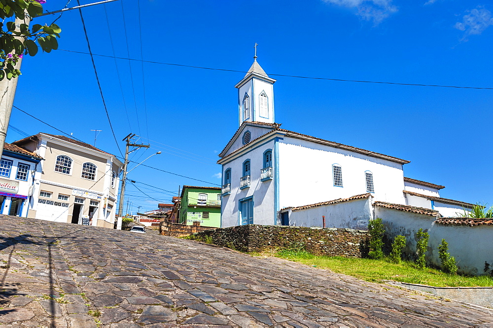 Nossa Senhora da Luz Church, Diamantina, UNESCO World Heritage Site, Minas Gerais, Brazil, South America 