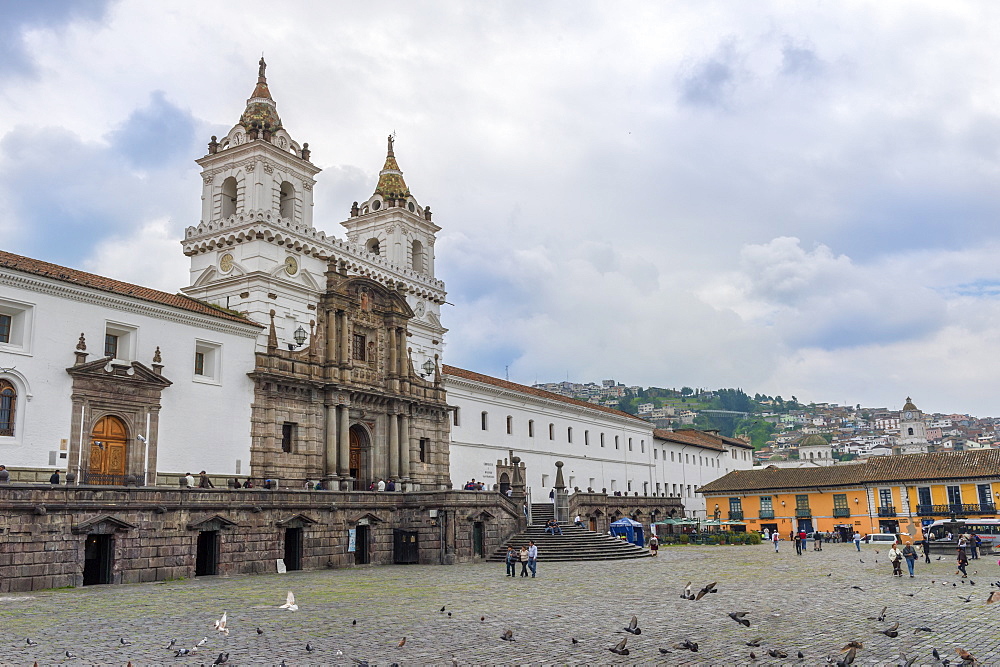 San Francisco Church and Convent, Quito, UNESCO World Heritage Site, Pichincha Province, Ecuador, South America 