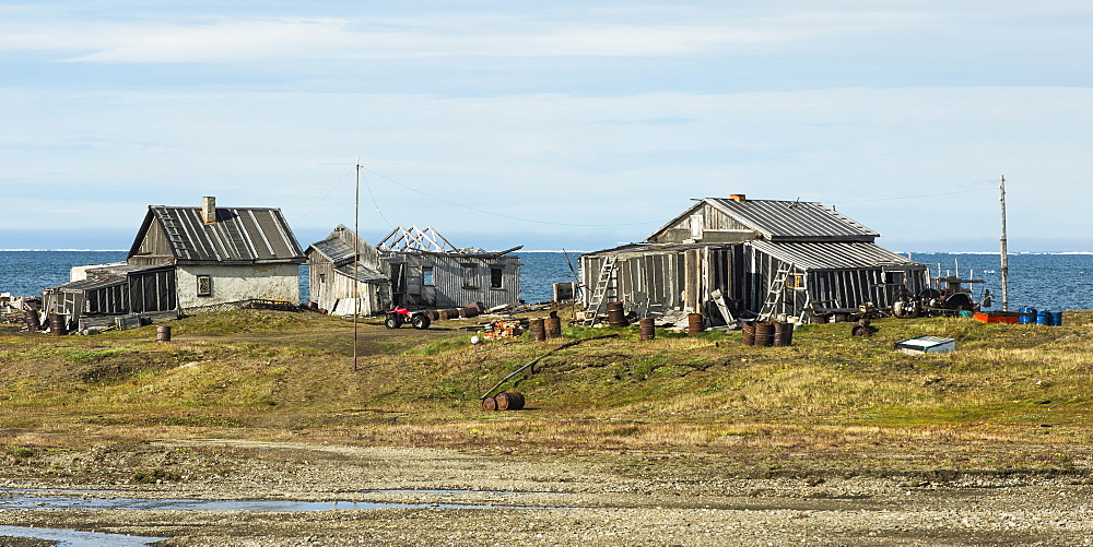 Doubtful Village, Wrangel Island, UNESCO World Heritage Site, Chuckchi Sea, Russian Far East, Russia, Europe 