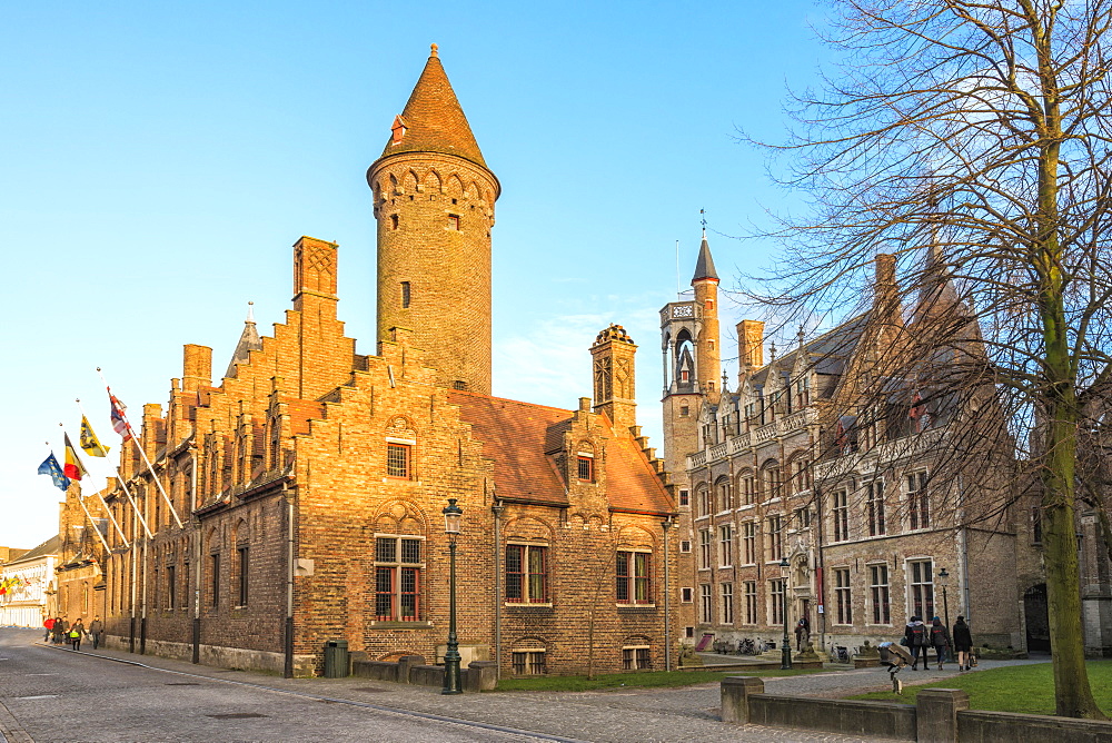 Gruuthuse Museum, Historic center of Bruges, UNESCO World Heritage Site, Belgium, Europe