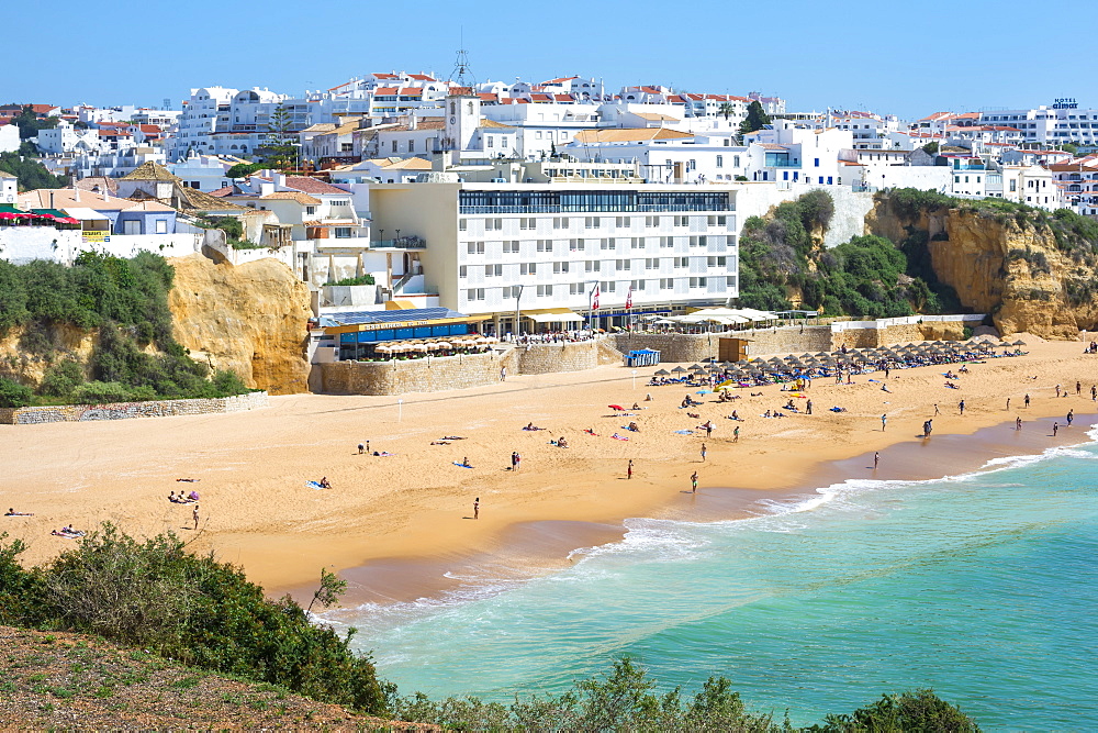 Fisherman beach, Albufeira, Algarve, Portugal, Europe