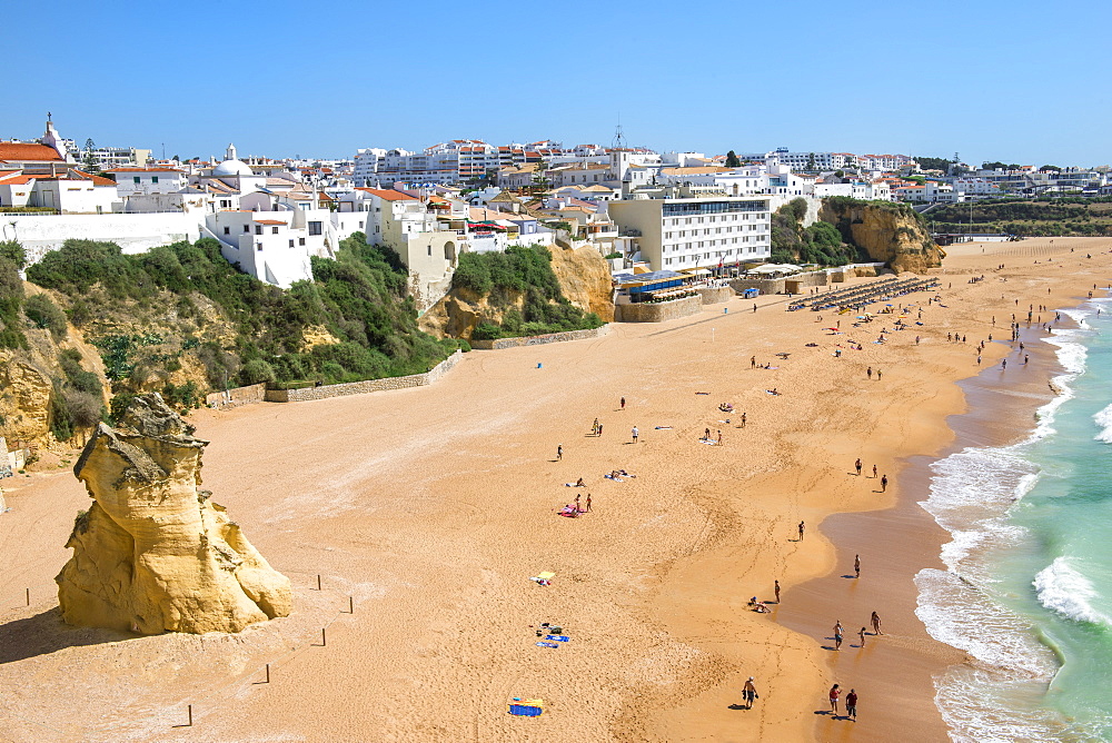 Fisherman beach, Albufeira, Algarve, Portugal, Europe