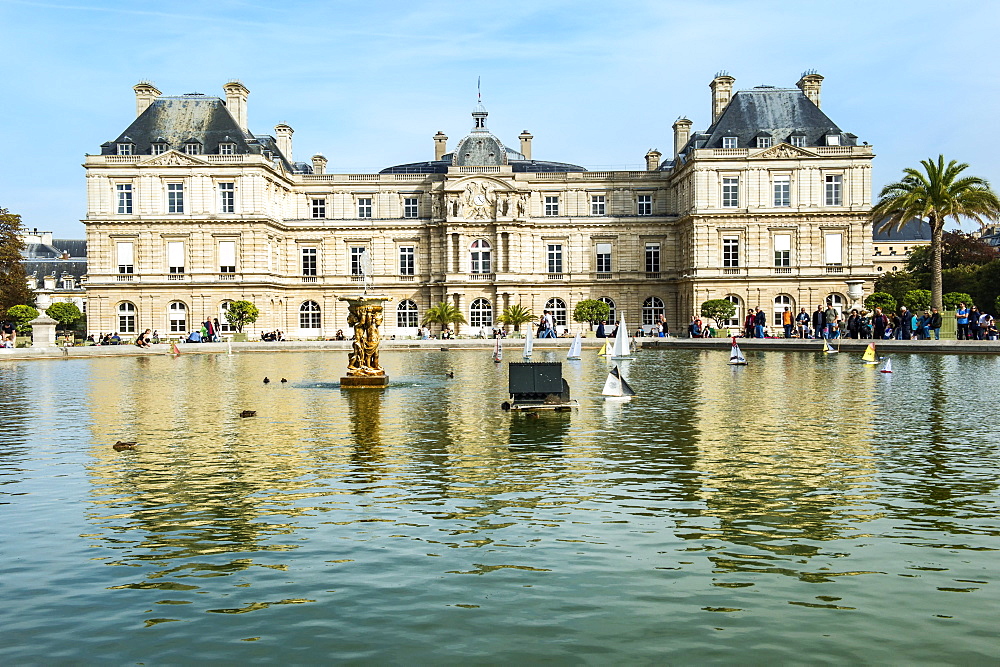 Luxembourg Palace and Gardens, Paris, France, Europe