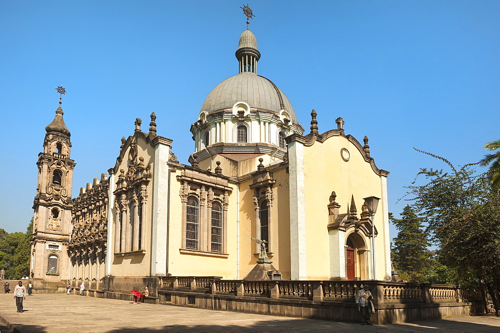 Holy Trinity Cathedral, (Kiddist Selassie), Addis Ababa, Ethiopia, Africa 