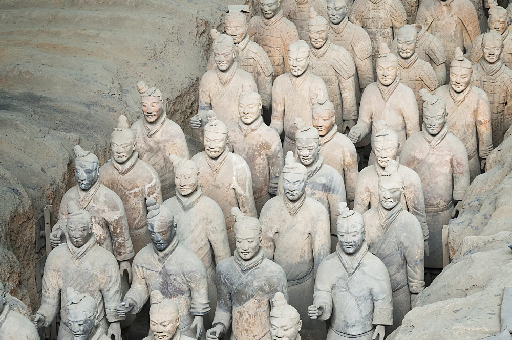 Museum of the Terracotta Warriors, Mausoleum of the first Qin Emperor, Xian, Shaanxi Province, China, Asia